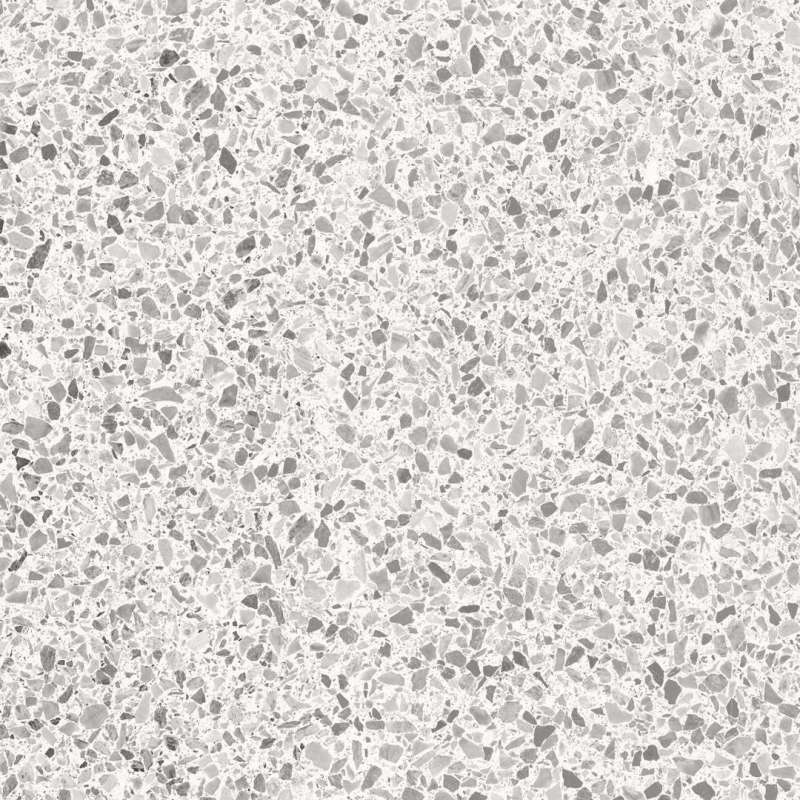 Керамогранит Casalgrande Padana Terrazzo White Lappato, цвет белый серый, поверхность лаппатированная, квадрат, 755x755