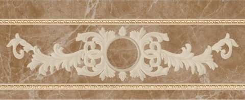Бордюры Navarti Cenefa Oka Agora Noce, цвет коричневый, поверхность глянцевая, прямоугольник, 100x250