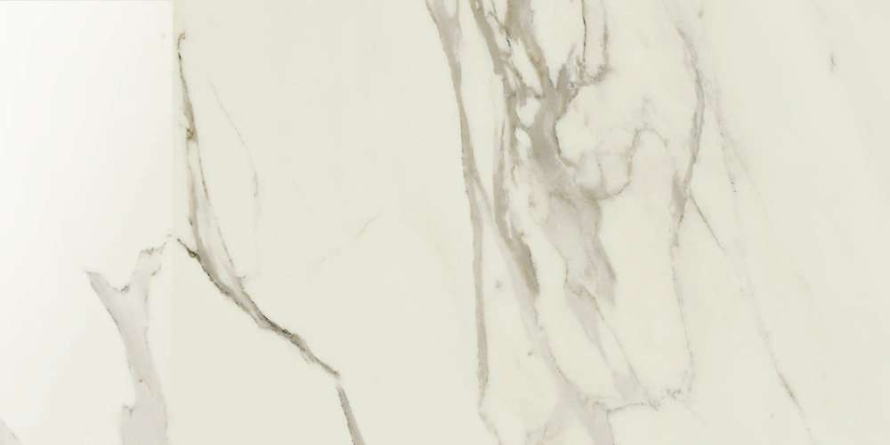 Керамогранит Caesar Anima Calacatta Oro Lucidato AERK, цвет белый, поверхность полированная, прямоугольник, 300x600