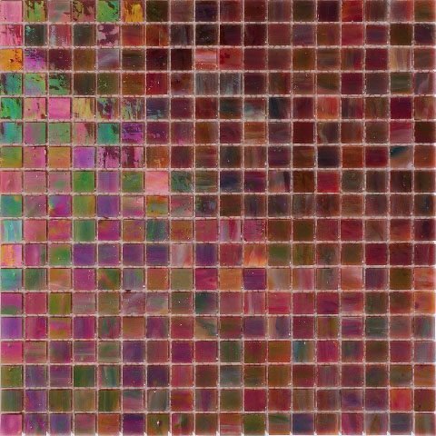 Мозаика Alma Mosaic Smalto SM13, цвет красный, поверхность глянцевая, квадрат, 150x150