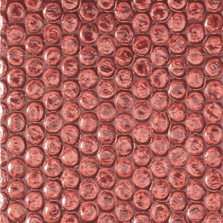 Керамическая плитка Iris Pluriball Deep Pink Glossy 563295, цвет красный, поверхность глянцевая, квадрат, 200x200