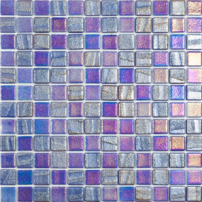 Мозаика Vidrepur Fusion Dark Blue, цвет синий тёмный, поверхность матовая, квадрат, 312x312