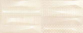 Керамическая плитка Ibero Intuition Rev. Dec. Evoke Sand B-83, цвет бежевый, поверхность глянцевая, прямоугольник, 200x500