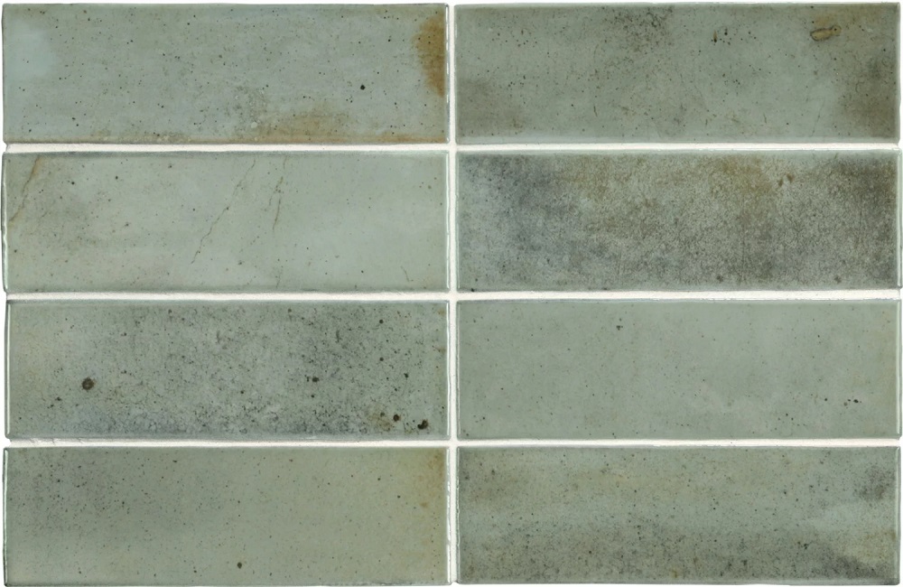 Керамическая плитка Equipe Hanoi Celadon 30275, цвет серый, поверхность глянцевая, прямоугольник, 51x161