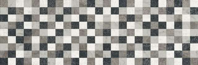 Мозаика Baldocer Decor Box Meridien, цвет чёрно-белый, поверхность сатинированная, прямоугольник, 333x1000