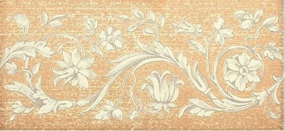 Бордюры Petracers Grand Elegance Gemelli Crema C, цвет коричневый, поверхность глянцевая, прямоугольник, 95x200