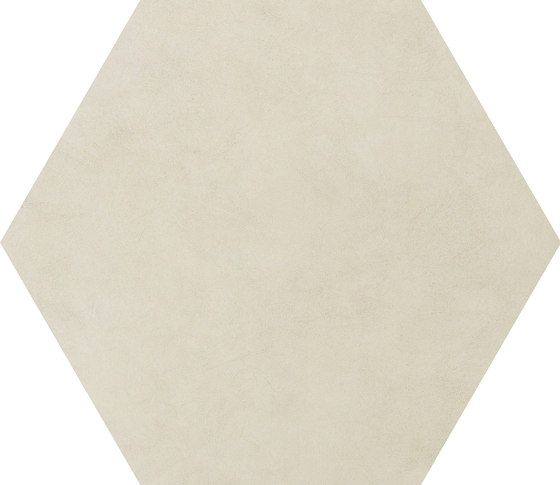 Керамогранит Ornamenta Basic Pearl BA60P, цвет бежевый, поверхность матовая, шестиугольник, 600x600
