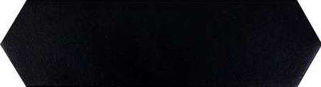 Керамогранит Petracers Intreccio Losanga Nera, цвет чёрный, поверхность матовая, прямоугольник, 37x135
