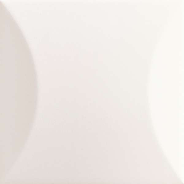 Керамическая плитка Ava UP Cuscino White Glossy 192051, цвет белый, поверхность глянцевая 3d (объёмная), квадрат, 100x100