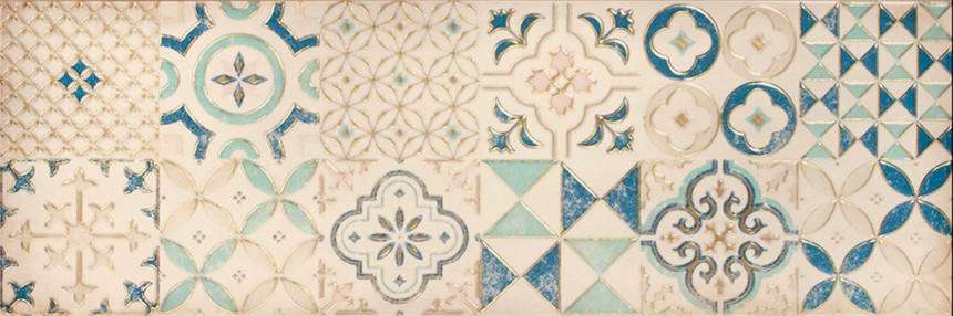 Декоративные элементы Lasselsberger Парижанка 1664-0179, цвет разноцветный, поверхность глянцевая, прямоугольник, 200x600