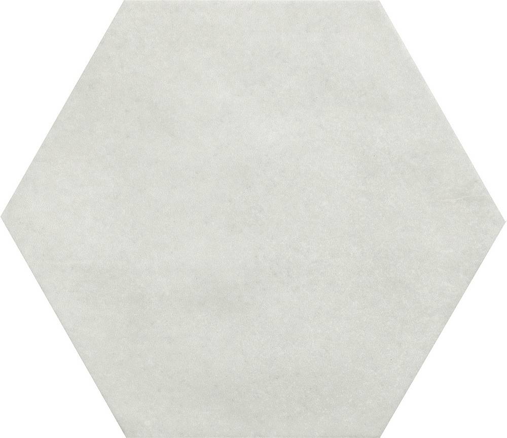 Керамогранит Cir Materia Prima Esag. Cloud White 1069778, цвет белый, поверхность глянцевая, шестиугольник, 240x277