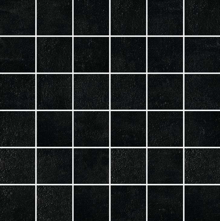 Мозаика Imola Creative Concrete Mk.Creacon 30N, цвет чёрный, поверхность матовая, квадрат, 300x300
