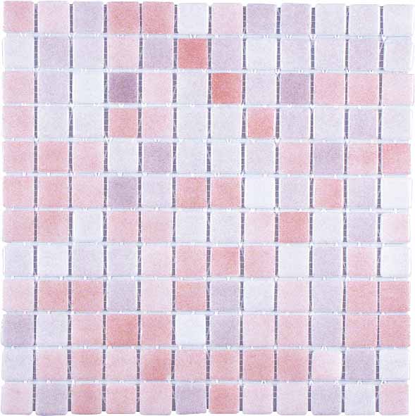 Мозаика Mosavit Combis-6-A (BR-6001-A+BR-6002-A), цвет розовый, поверхность матовая, квадрат, 316x316