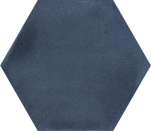 Керамическая плитка La Fabbrica Small Navy 180042, цвет синий, поверхность матовая, шестиугольник, 107x124