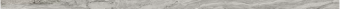 Бордюры Ascot Gemstone Coprispigolo Silver Rett GNCS40R, цвет серый, поверхность матовая, прямоугольник, 15x585