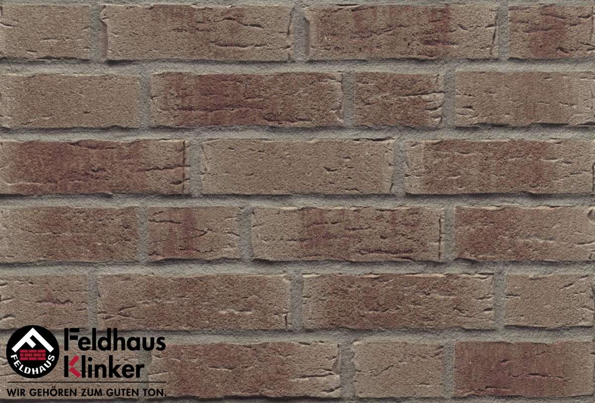 Клинкер Feldhaus Klinker Sintra Sabioso Ocasa R678NF11, цвет коричневый, поверхность матовая, под кирпич, 71x240
