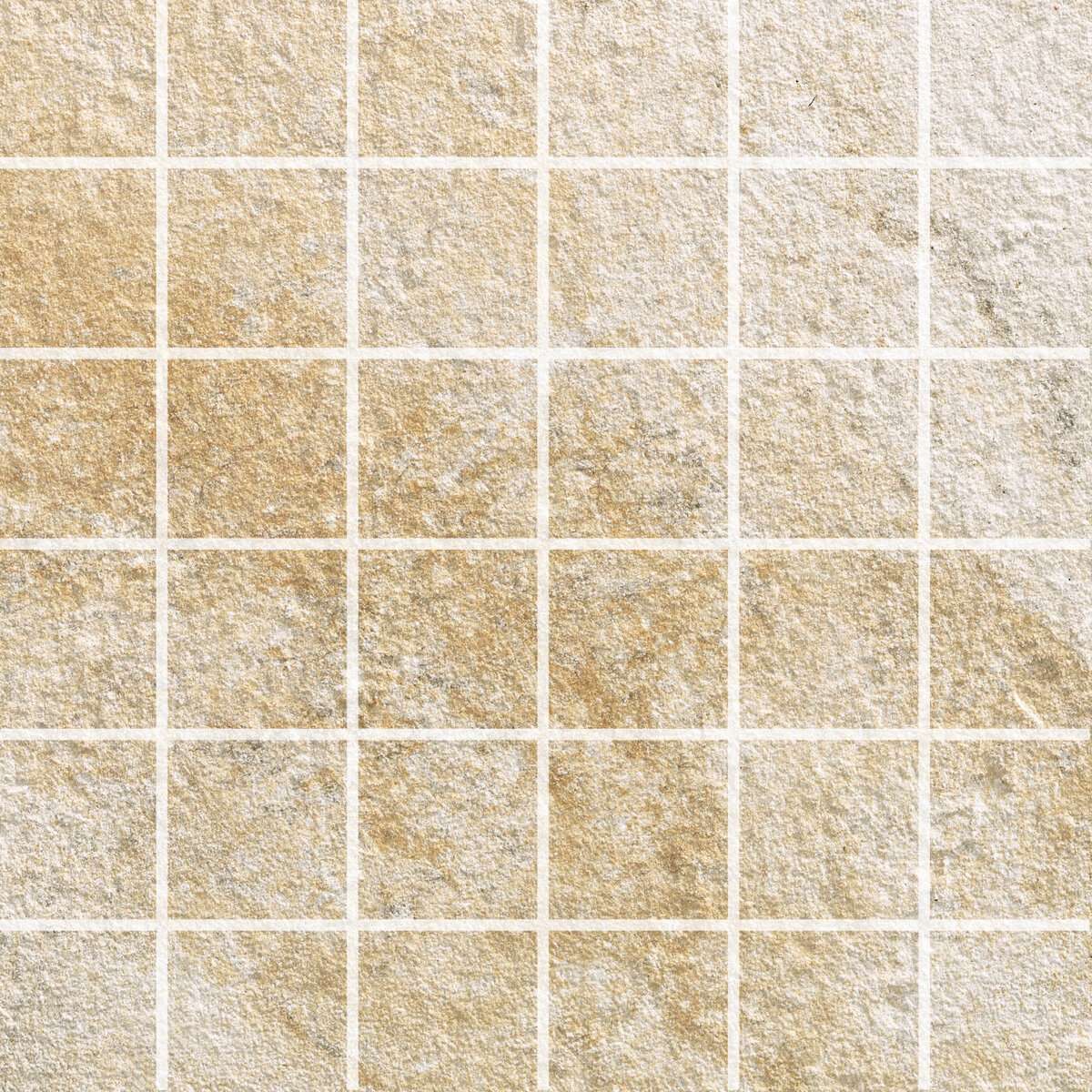 Мозаика Alfalux Stonequartz Beige Mosaico 7277561, цвет бежевый, поверхность матовая, квадрат, 300x300