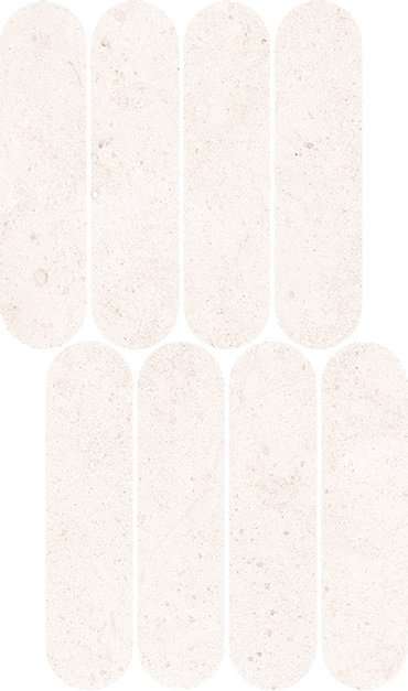 Декоративные элементы Caesar Materica Bianco Stile AFWE, цвет белый, поверхность матовая, , 222x370