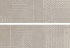 Декоративные элементы Panaria Glance Decoro Edge Mix Taupe PB2GCE4, цвет бежевый, поверхность матовая, прямоугольник, 200x600