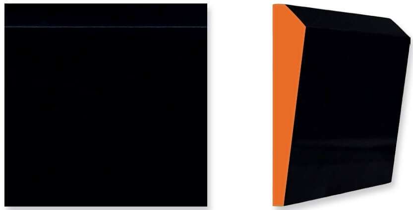 Керамическая плитка Heralgi Side Black Orange Fluor, цвет разноцветный, поверхность глянцевая, квадрат, 150x150