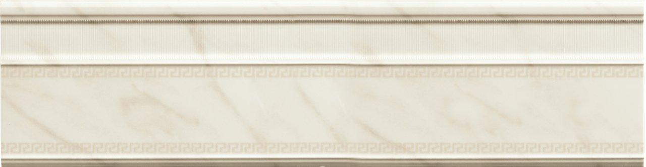Бордюры Versace Marble Battiscopa Bianco 240791, цвет белый, поверхность лаппатированная, прямоугольник, 150x585