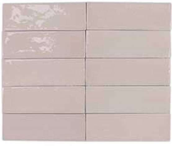 Керамическая плитка DNA Safi Pink, цвет розовый, поверхность глянцевая, прямоугольник, 52x160
