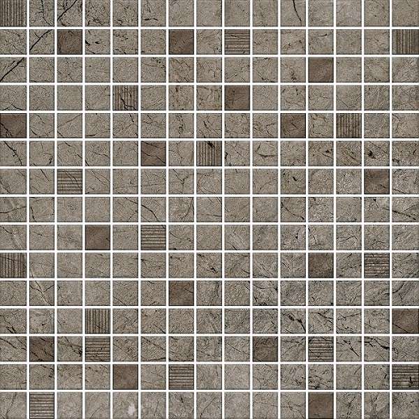 Мозаика Eurotile Passion Mosaic 806, цвет серый, поверхность матовая, квадрат, 300x300