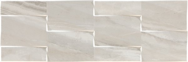 Керамическая плитка Argenta Lira Prisma Natural, цвет серый, поверхность глянцевая, прямоугольник, 250x750
