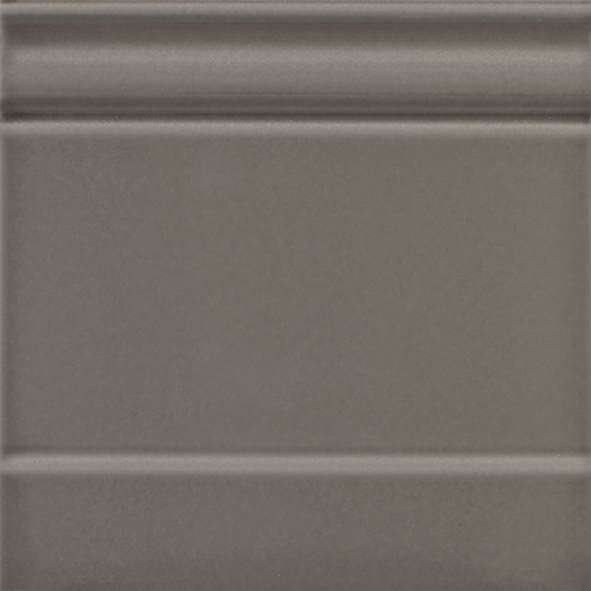 Бордюры Grazia Vintage Zoccolo Dark Dove ZO4, цвет серый тёмный, поверхность глянцевая, квадрат, 200x200