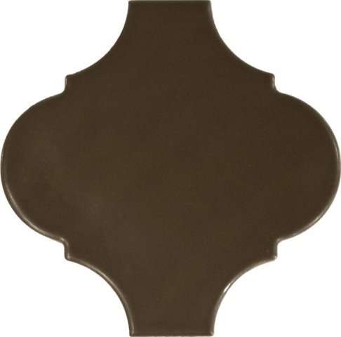Керамическая плитка Tonalite Satin Arabesque Tufo, цвет коричневый, поверхность матовая, арабеска, 145x145
