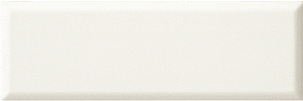 Керамическая плитка Bayker Edge Bianco, цвет белый, поверхность глянцевая, прямоугольник, 100x300