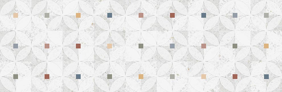 Декоративные элементы Arcana Zaletti-R Zucchero Multicolor, цвет белый, поверхность матовая, прямоугольник, 320x990