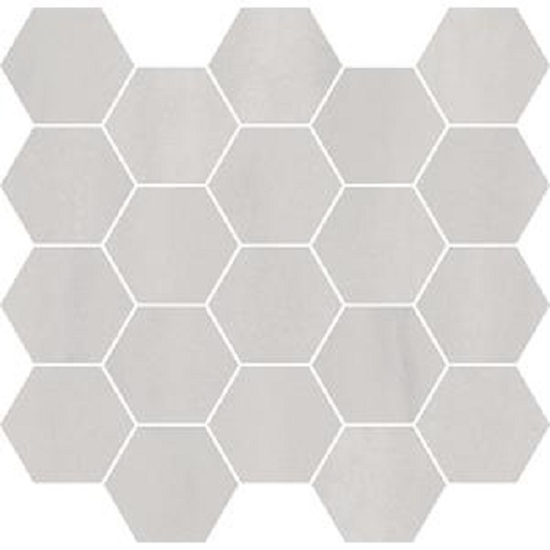 Мозаика Cerdomus Alma Mosaico Esagona Lasa Levigato 94449, цвет серый, поверхность лаппатированная, шестиугольник, 300x310