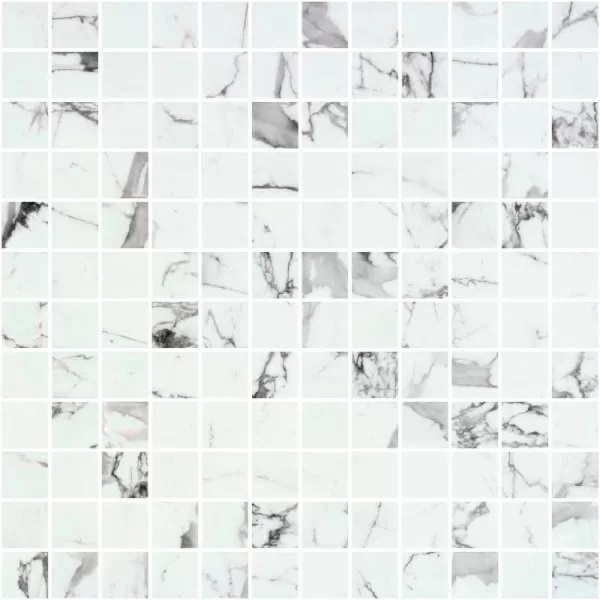 Мозаика Onix Mosaico Casia Fosco Antislip, цвет белый серый, поверхность матовая, квадрат, 311x311