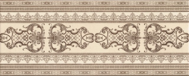 Декоративные элементы Goetan Verona Decor L BR, цвет слоновая кость, поверхность матовая, прямоугольник, 235x580