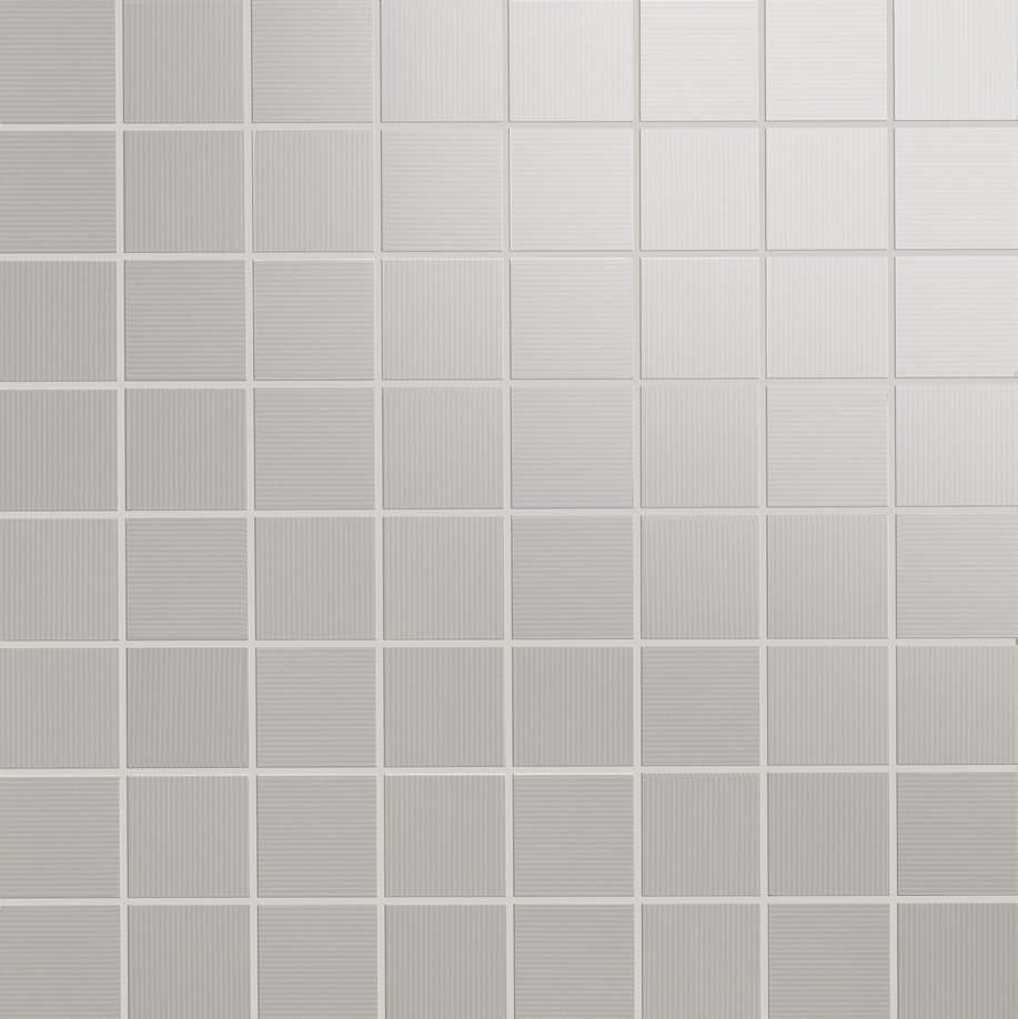 Мозаика Love Tiles Mosaic Oceano Grigio, цвет серый, поверхность глянцевая, квадрат, 350x350