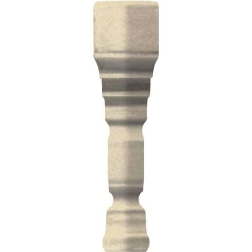 Спецэлементы Grazia Epoque Ang. Terminale Deco Ivory Craquele TEAD2, цвет слоновая кость, поверхность глянцевая, квадрат, 120x20