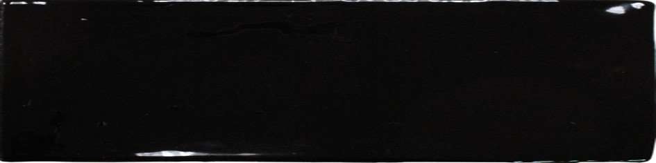 Керамическая плитка Equipe Masia Negro 20071, цвет чёрный тёмный, поверхность глянцевая, прямоугольник, 75x300