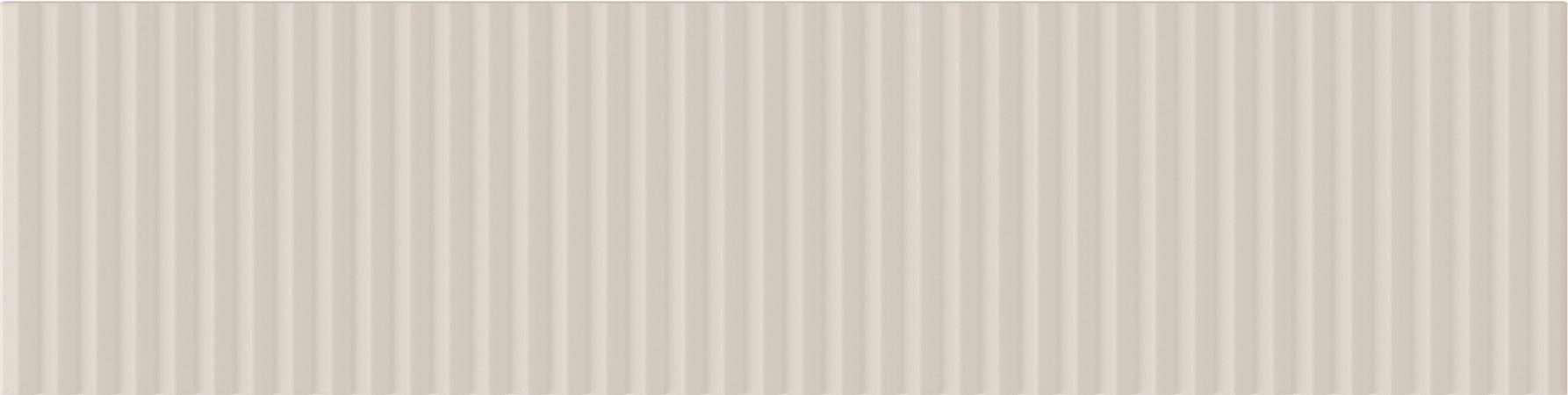 Керамическая плитка Wow Twin Peaks Low Dove 131558, цвет бежевый, поверхность матовая 3d (объёмная), под кирпич, 75x300