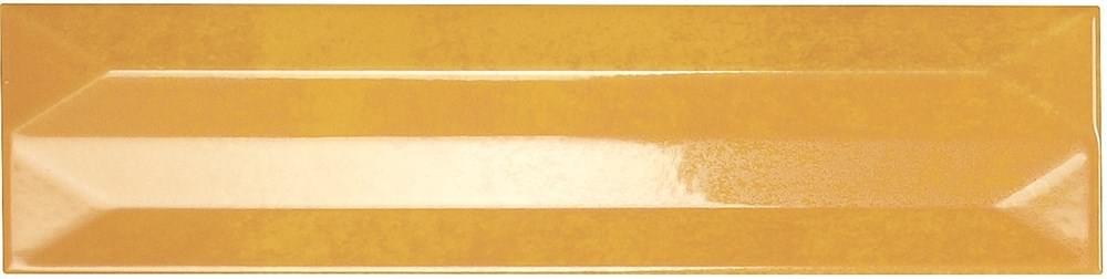 Керамическая плитка APE Refraction Sahara, цвет жёлтый, поверхность глянцевая рельефная, прямоугольник, 75x300