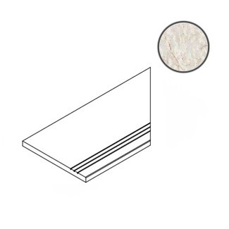 Спецэлементы Italon Contempora Pure Bordo Grip DX 620090000284, цвет белый, поверхность структурированная, прямоугольник, 300x600