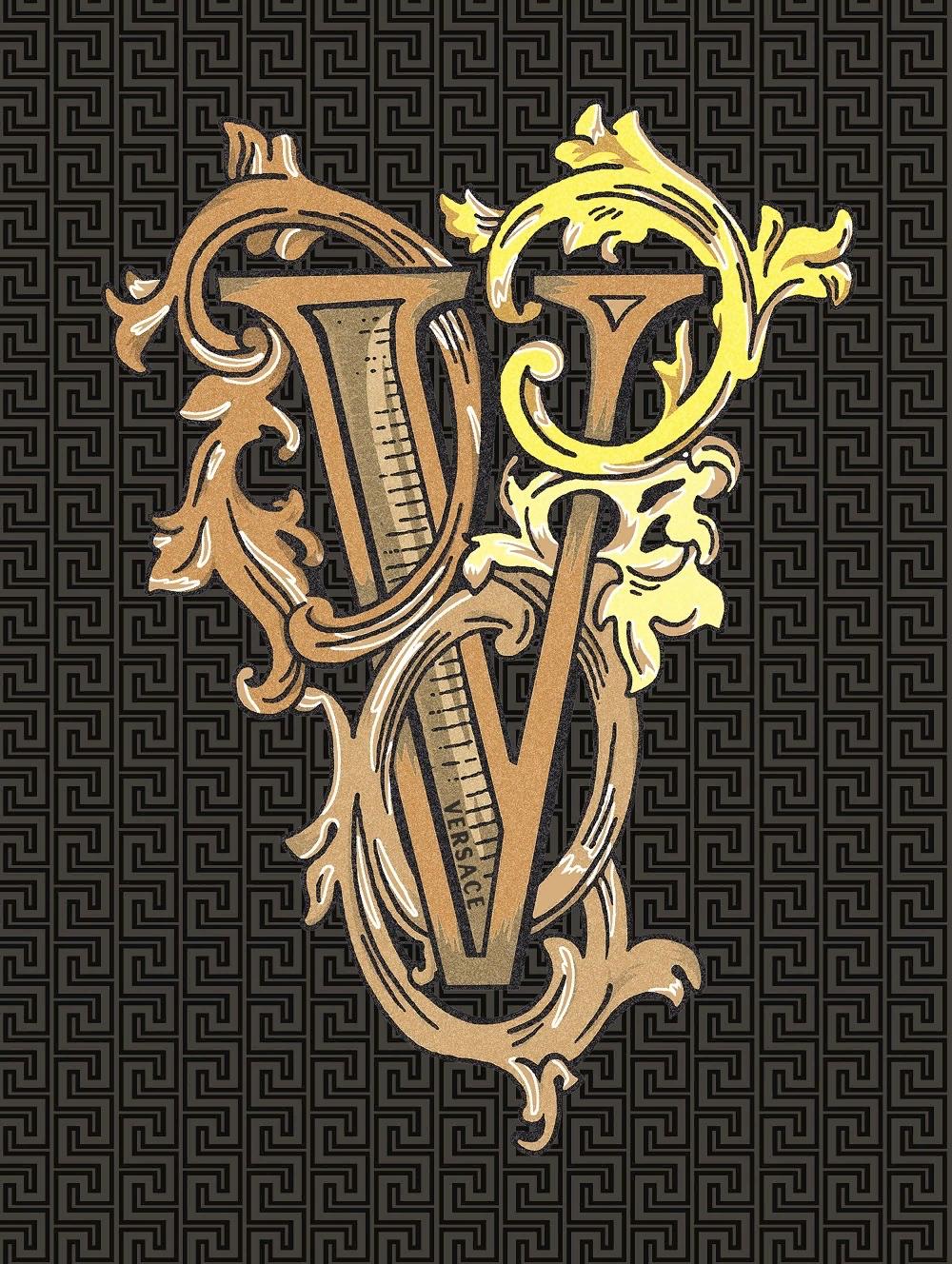 Декоративные элементы Versace Alphabet Lettera Nera V 48991, цвет разноцветный, поверхность глянцевая, прямоугольник, 145x194