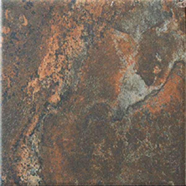 Керамогранит Pamesa Slate Way Brown, цвет коричневый, поверхность матовая, квадрат, 150x150