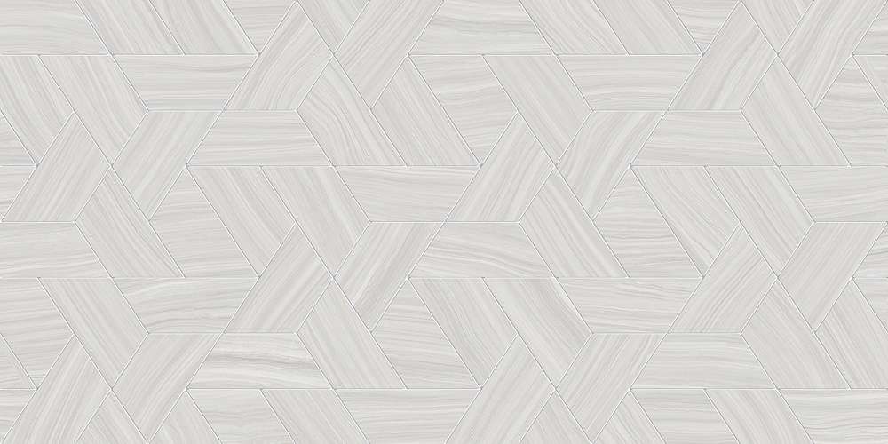 Керамическая плитка Axima Эдельвейс Геометрия, цвет серый, поверхность глянцевая, прямоугольник, 250x500