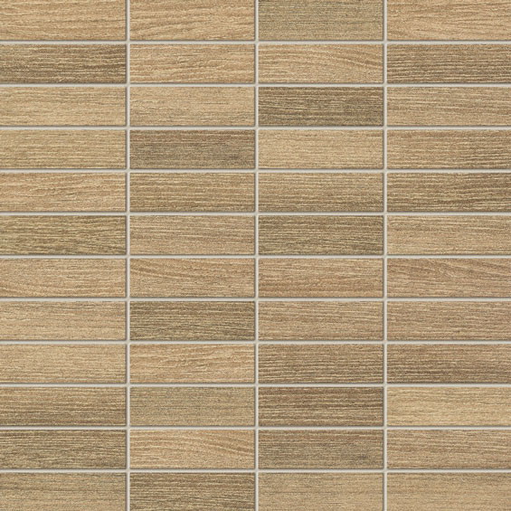Мозаика Tubadzin Ilma Mozaika Brown, цвет коричневый, поверхность глянцевая, квадрат, 298x298