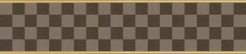 Бордюры Atlantic Tiles Deneuve Cenefa Twist Leather, цвет коричневый, поверхность матовая, прямоугольник, 65x295
