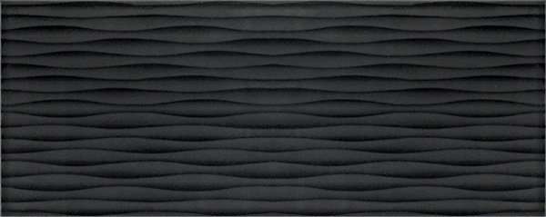 Керамическая плитка Mapisa Royal Suite Black, цвет чёрный, поверхность глянцевая, прямоугольник, 202x504