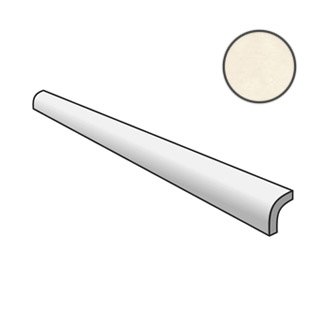 Бордюры Equipe Country Pencil Bullnose Ivory 23315, цвет бежевый, поверхность глянцевая, прямоугольник, 30x200