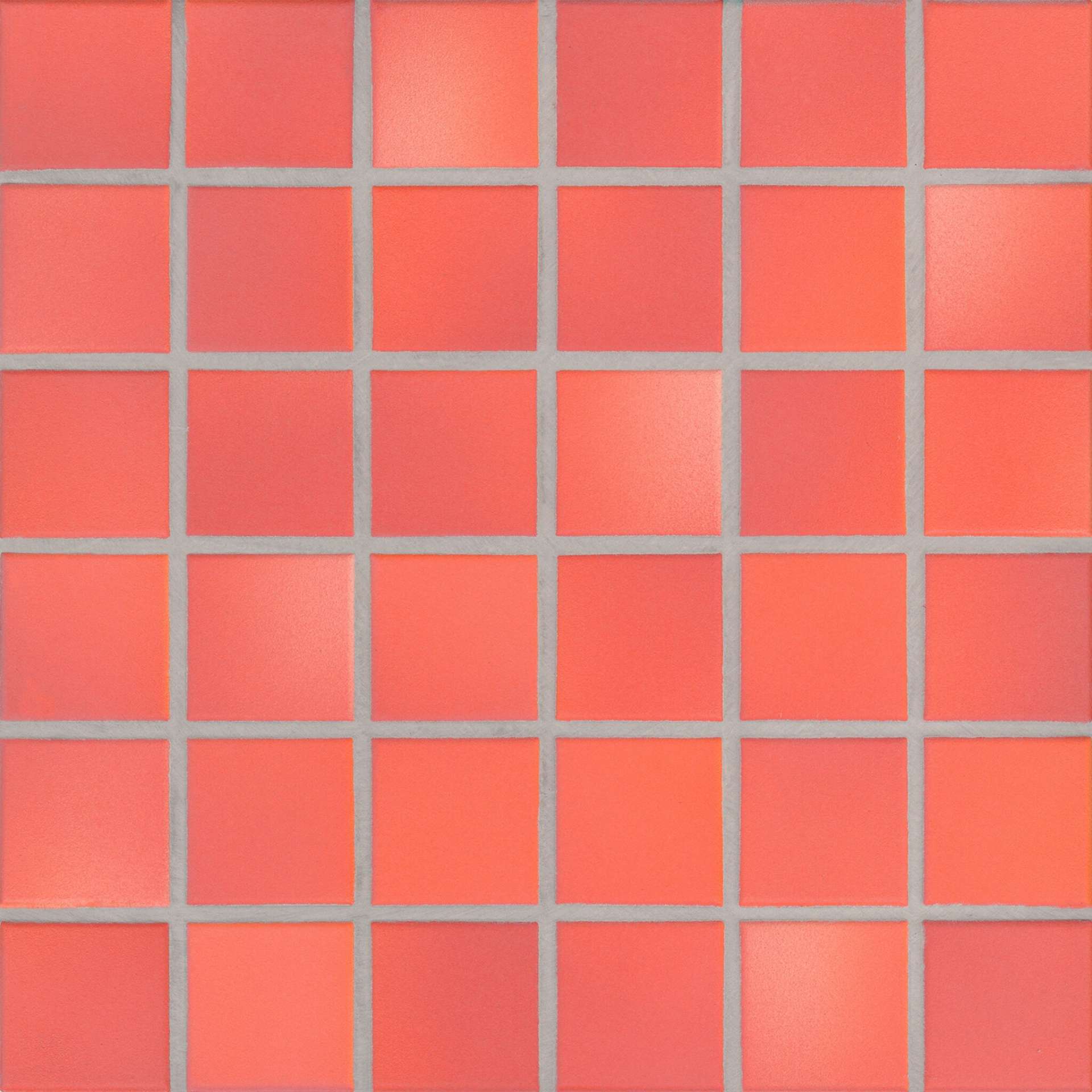 Мозаика Jasba Fresh Coral Red-Mix 41412H, цвет розовый, поверхность матовая, квадрат, 297x297