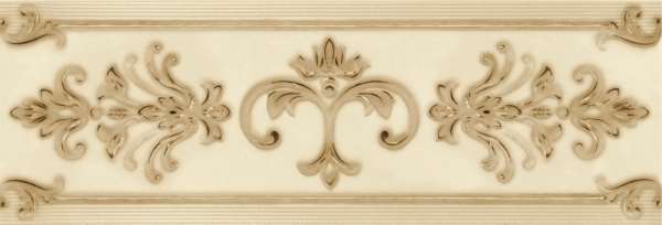 Бордюры Gracia Ceramica Visconti Beige Border 02, цвет коричневый бежевый, поверхность глянцевая, прямоугольник, 85x250
